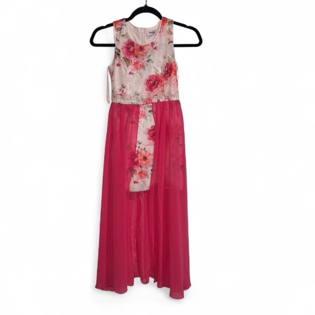 Speechless Kids Floral Walk Through Dress